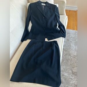 Kasper Classic Black Women's Skirt Set